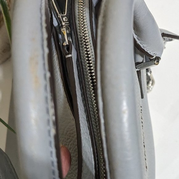 Michael Kors Convertible Tote Large Mercer Shoulder Bag Denim Blue - Picture 15 of 16